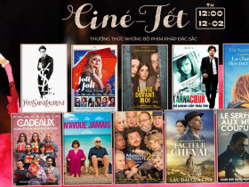 Chiếu miễn phí 11 bộ phim trong tháng phim Pháp đón Tết