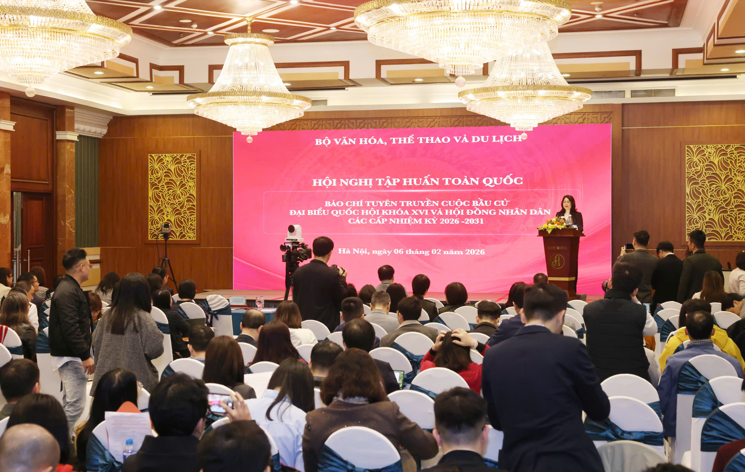 Hội nghị toàn quốc tập huấn tuyên truyền cuộc bầu cử đại biểu Quốc hội khóa XVI và HĐND các cấp nhiệm kỳ 2026-2031 - 3