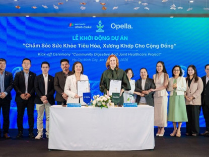 Thông tin doanh nghiệp - Long Châu - Opella bắt tay khởi động dự án chăm sóc sức khỏe tiêu hoá và xương khớp quy mô toàn quốc