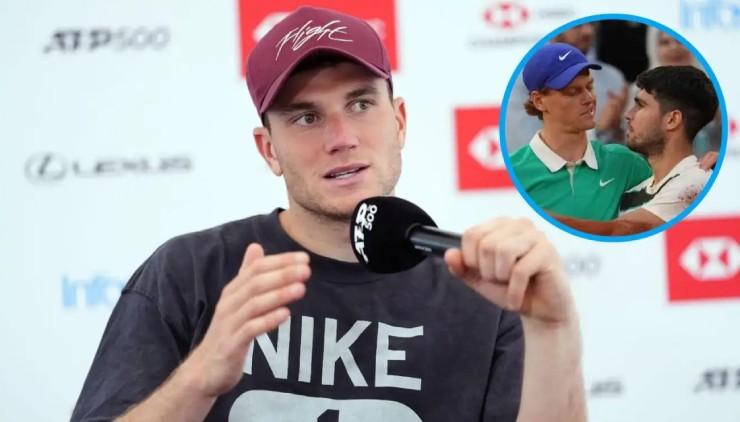 "Trai đẹp" tennis khổ sở vì cố đua với Alcaraz - Sinner, mơ lật đổ 2 siêu sao - 1