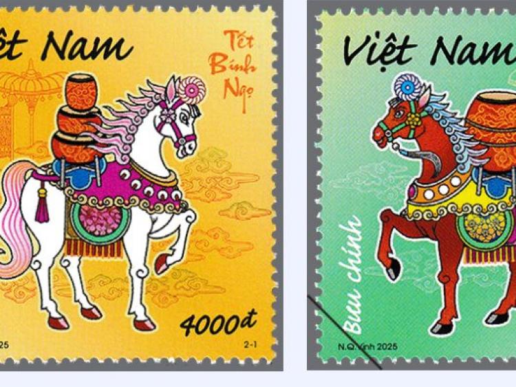 Ra mắt bộ tem “Tết Bính Ngọ” và đồng xu sưu tầm “Nhật Mã Phi Vân”