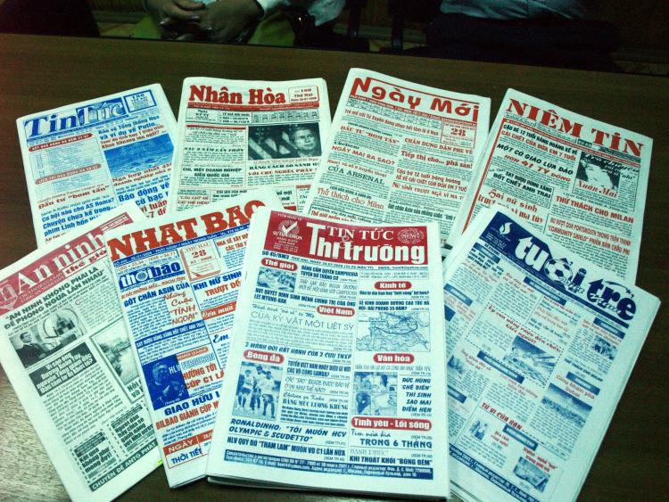 Người Việt ở Nga làm báo Tết