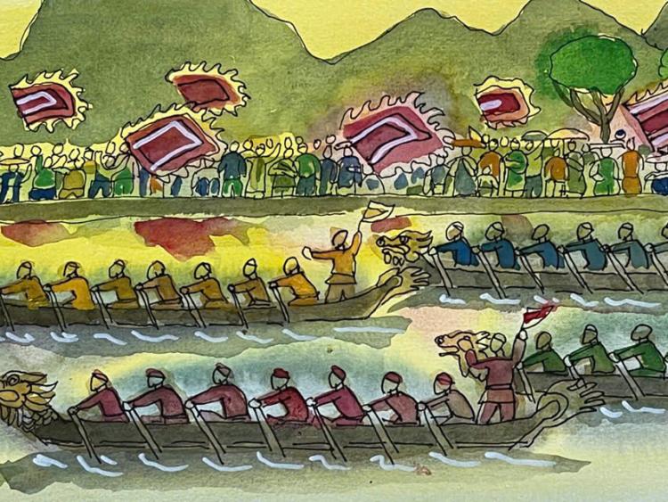 Vạn Xuân mở hội đua thuyền