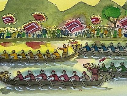 Văn thơ - Vạn Xuân mở hội đua thuyền