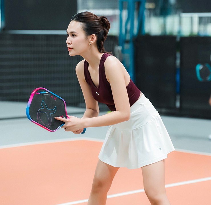 Mỹ nhân đón Tết cùng pickleball: Thảo Uyên muốn nâng cúp, Thu An "ăn ngủ" trên sân - 2