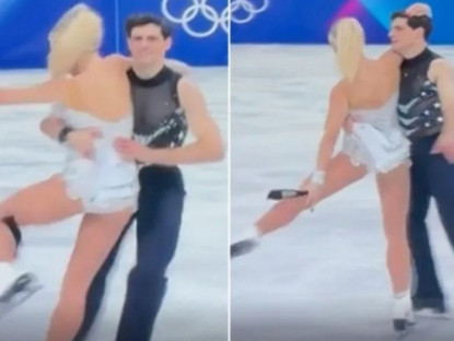 Thể thao - Khoảnh khắc "thót tim" Olympic mùa đông: VĐV gặp sự cố trang phục &amp; pha xử lý táo bạo