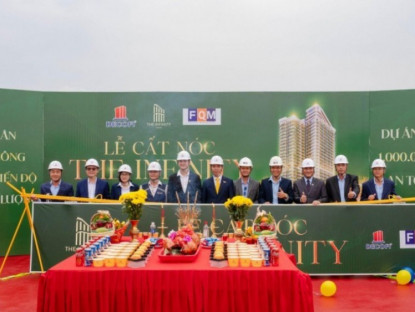 Thông tin doanh nghiệp - Dự án The Infinity Dĩ An cất nóc vượt tiến độ 3 tháng