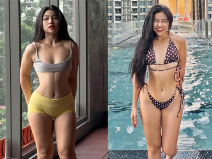 Thể thao - Hot girl phòng gym Kim Hà mang tạ về quê để tập, quyết giữ "vòng ba" 105cm