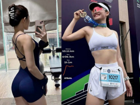 Hoa khôi pickleball Kiều Trinh khoe dáng nóng bỏng, người đẹp Trịnh Lệ chạy xuyên Tết