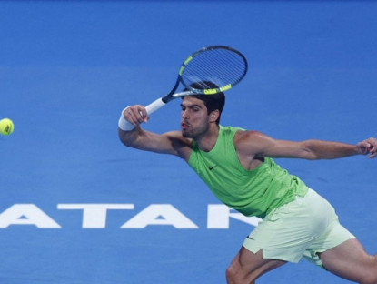 Thể thao - Video tennis Alcaraz - Rinderknech: Kịch tính set 2, bản lĩnh số 1 thế giới (Qatar Open)