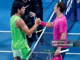 Video tennis Alcaraz - Royer: 2 set bản lĩnh thượng thừa (Qatar Open)