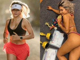 Người đẹp Ngọc Lan từ bỏ vòng ba 99 cm, siết cân dịp Tết quyết lấy HCV thể hình