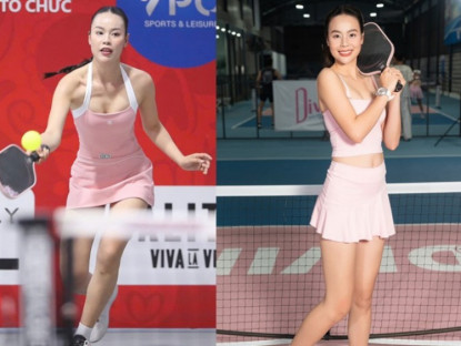 Thể thao - Á hậu Ánh Vương tập thể thao xuyên Tết, mong tiếp tục vô địch pickleball
