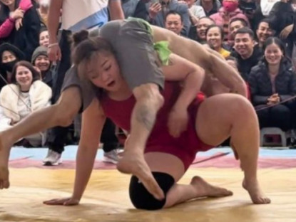 Thể thao - Nữ đô Anh Thư "mặt hoa hậu, thân lực sĩ", là "chuyên gia" quật ngã trai làng