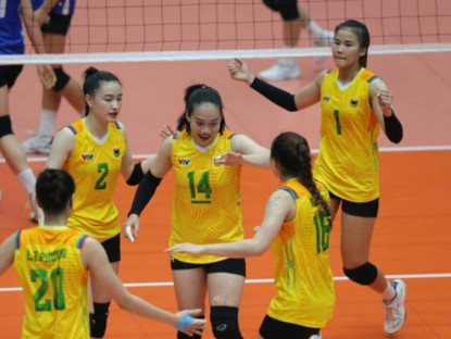 Thể thao - Dàn hoa khôi Long An đấu CLB Thái Lan tranh vé bóng chuyền châu Á, thắng set 3 nghẹt thở