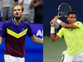 Tennis đỉnh cao thế giới: Medvedev tranh vé chung kết với Aliassime, Rublev đại chiến Griekspoor
