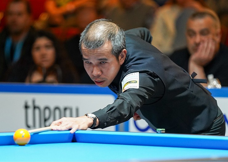 Quyết Chiến thắng siêu sao bi-a hạng 5 thế giới, tuyển Việt Nam vang dội vào bán kết - 1