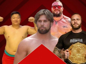 Kinh điển vật hội làng: Đô vật 100kg đấu tứ hùng với Zakhar & 2 sao thế giới