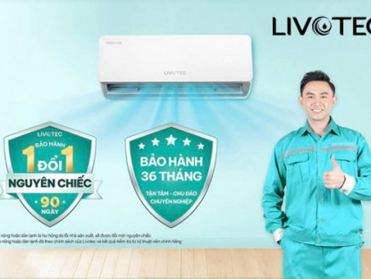 Thông tin doanh nghiệp - Livotec bảo hành 1 đổi 1 nguyên chiếc điều hòa trong 90 ngày? Điều mà các thương hiệu lớn đang ái ngại