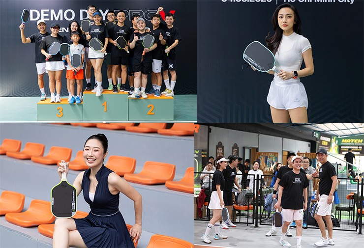 Ca sĩ Minh Hằng khoe dáng tại giải pickleball, á hậu Ánh Vương tiếc vì loại sớm - 2