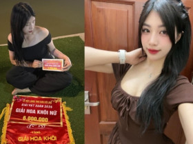 Hot girl Anh Thơ giật giải 