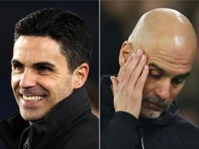 Arsenal hơn Man City 7 điểm: Kịch bản 