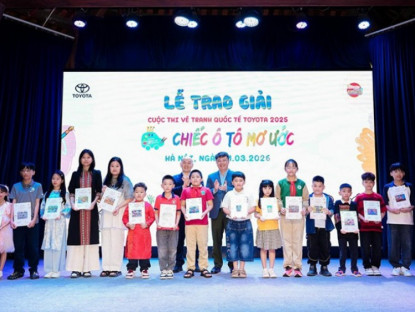 Thông tin doanh nghiệp - 15 năm Toyota Việt Nam đầu tư cho thế hệ tương lai thông qua Cuộc thi vẽ tranh quốc tế Toyota - Chiếc ô tô mơ ước