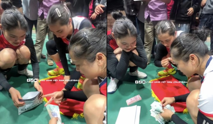 Hoa khôi Kim Huệ và dàn chân dài bóng chuyền "đếm tiền mỏi tay" khi vô địch hội làng - 2