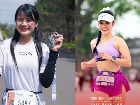 Người đẹp dược sĩ vô địch 55km, hot girl Vy Phan than 