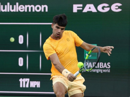 Thể thao - Video tennis Alcaraz - Dimitrov: Chóng vánh 66 phút, nối dài mạch thăng hoa (Indian Wells)