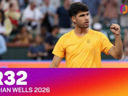 Thể thao - Alcaraz lập kỳ tích vượt Federer, Djokovic đạt mốc son hiếm có ở Indian Wells