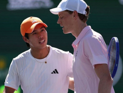 Thể thao - Video tennis Learner Tien - Sinner: Chiến thắng thần tốc (Indian Wells)