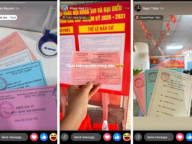 Mạng xã hội rộn ràng không khí ngày bầu cử