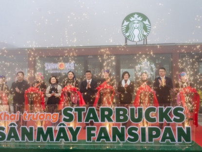 Thông tin doanh nghiệp - Fansipan chính thức có cửa hàng Starbucks cao nhất châu Á