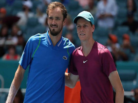Video tennis Medvedev - Sinner: 2 màn tien-break đỉnh cao, đăng quang rực rỡ (Chung kết Indian Wells)