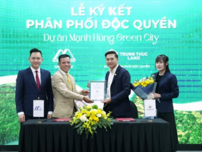 Thông tin doanh nghiệp - Trung Thực Land trở thành đơn vị phân phối độc quyền dự án Mạnh Hùng Green City