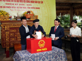 ​Thông cáo báo chí về tình hình bầu cử đại biểu Quốc hội khóa XVI và đại biểu HĐND các cấp