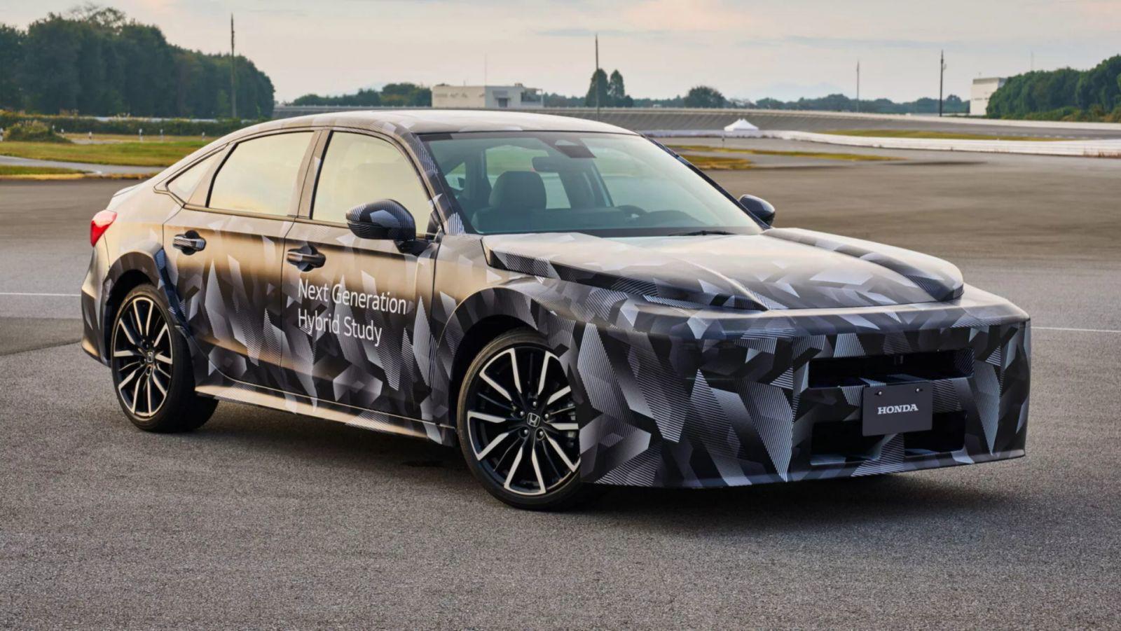 Honda Civic thế hệ mới lộ ảnh phác thảo - 3