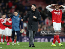 Arsenal đoạt vé tứ kết Cúp C1: HLV Arteta ca ngợi màn trình diễn “áp đảo toàn diện”