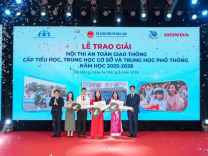 Thông tin doanh nghiệp - Lễ trao giải Hội thi An toàn giao thông trong các cơ sở giáo dục phổ thông trên toàn quốc năm học 2025 – 2026