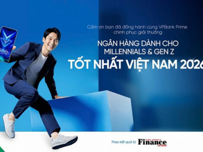 Thông tin doanh nghiệp - VPBank Prime lần thứ 2 liên tiếp được vinh danh “Ngân hàng dành cho Millennials &amp; GenZ tốt nhất Việt Nam 2026”