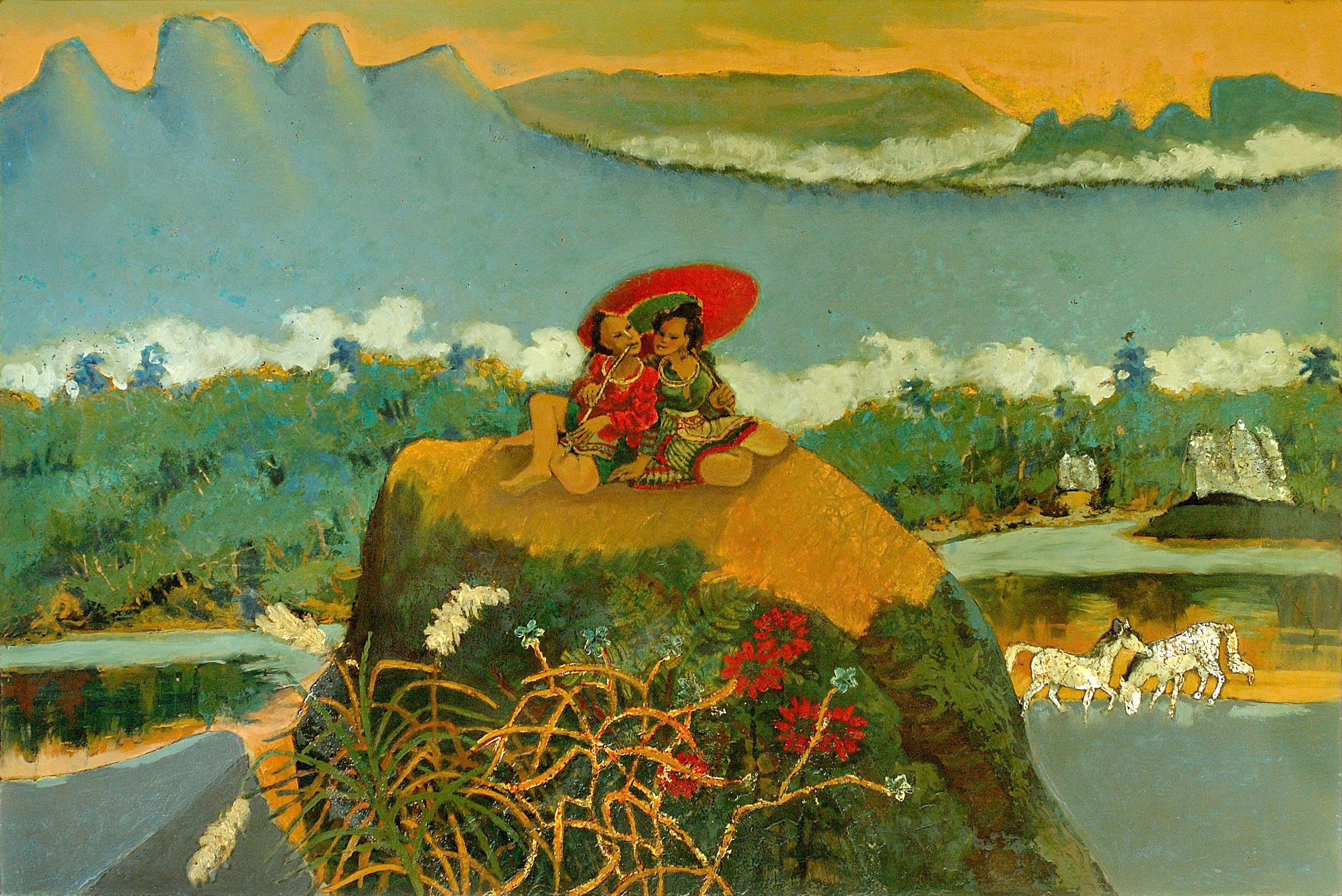 Tôn vinh di sản nghệ thuật của họa sĩ Hoàng Sùng qua triển lãm “Hồn Quê” - 5