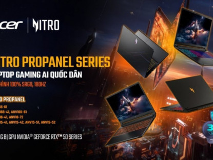 Thông tin doanh nghiệp - Laptop gaming Nitro thế hệ mới: màn hình ProPanel, tản nhiệt tối ưu và sức mạnh AI từ RTX 50 Series
