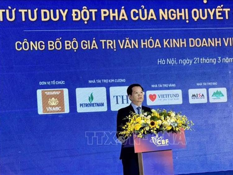 Phó Thủ tướng Mai Văn Chính: Văn hóa kinh doanh là tài sản quý, bền vững của doanh nghiệp