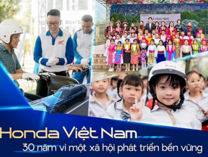 Thông tin doanh nghiệp - Honda Việt Nam - 30 năm vì một xã hội phát triển bền vững