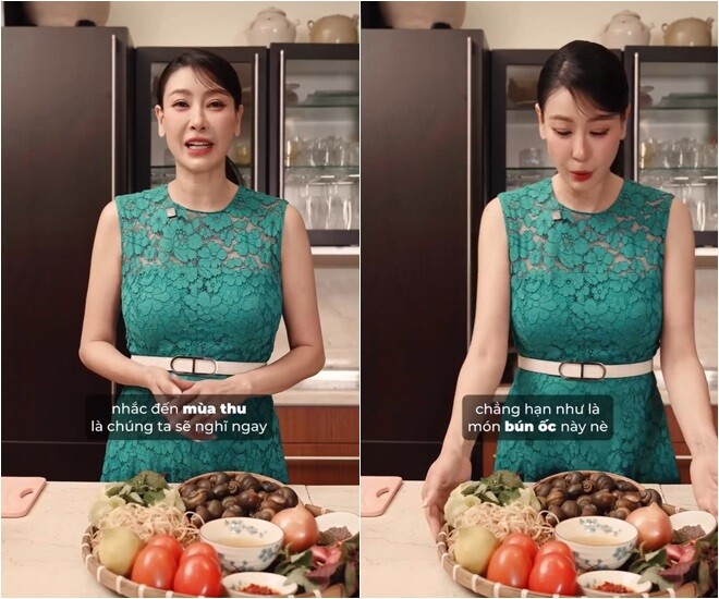 Hoa hậu Hà Kiều Anh làm món đặc sản, Quang Linh và dàn sao Việt xuýt xoa nhưng vợ Bình Minh lại "trách" - 1