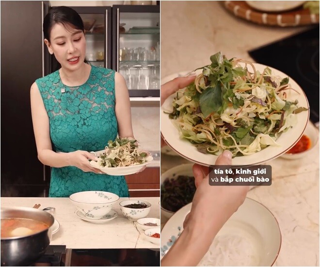 Hoa hậu Hà Kiều Anh làm món đặc sản, Quang Linh và dàn sao Việt xuýt xoa nhưng vợ Bình Minh lại "trách" - 12