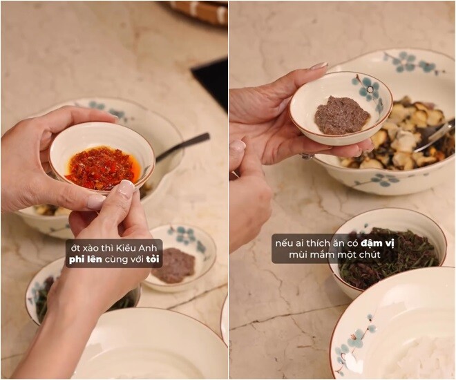 Hoa hậu Hà Kiều Anh làm món đặc sản, Quang Linh và dàn sao Việt xuýt xoa nhưng vợ Bình Minh lại "trách" - 13