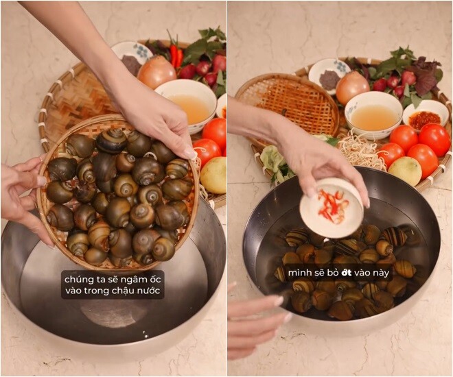 Hoa hậu Hà Kiều Anh làm món đặc sản, Quang Linh và dàn sao Việt xuýt xoa nhưng vợ Bình Minh lại "trách" - 3