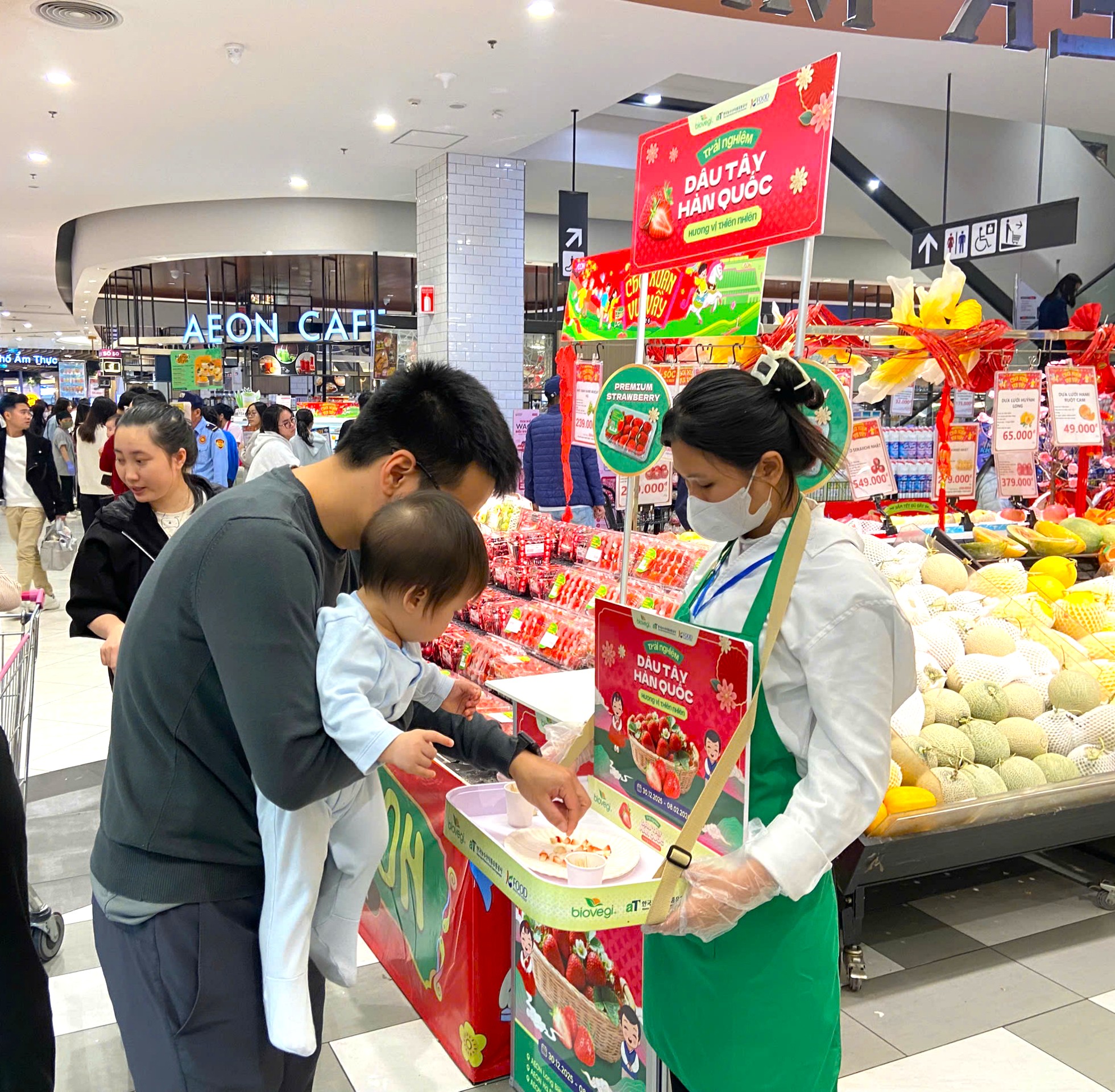 Sức hút từ vị ngọt thiên nhiên của Dâu tây Hàn Quốc tại chương trình Sampling cùng Biovegi - 3